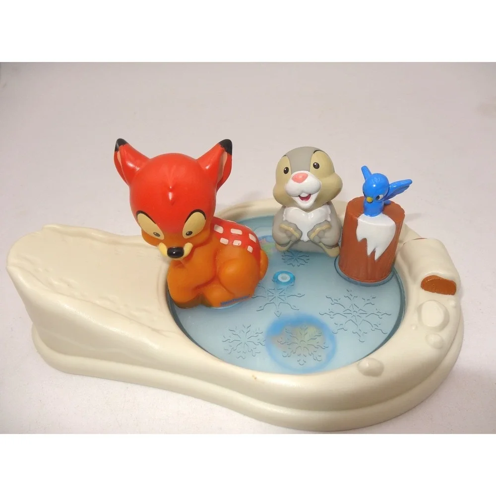 Fisher Price Little People Disney Bambi Thumper Winter Ice Skating Rink Playset‎